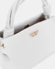 Guess Sansa Top Handle Crossbody Kadın Beyaz El Çantası HWNG8476110-WHI