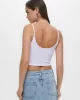 Guess Sunflower Rıb Top Kadın Beyaz Atlet V5GP16K8RT2-G011
