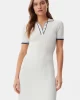 Guess Thalıa Polo Neck Ss Dress Swtr Kadın Beyaz Elbise W5GK84Z3L10-G012