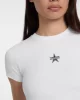Guess jeans Gj Ss Cn Baby Emb Star Tee Kadın Beyaz T-Shirt W5GI38J1314-G011