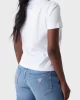 Guess Cn Ss Jeans Chaın Tee Kadın Beyaz T-Shirt W5GI03I3Z14-G011