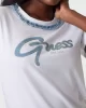 Guess Cn Ss Jeans Chaın Tee Kadın Beyaz T-Shirt W5GI03I3Z14-G011