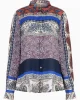 Guess Ls Georgıe Placed Prınt Shırt Kadın Çok Renkli Gömlek W4BH89WFQM2-P55Z