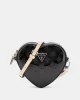 Guess Kadın Siyah Arnela Mini Kalp Çanta