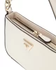 Guess Kadın Ekru Noelle Mini Üstten Fermuarlı Omuz Çantası