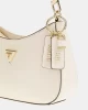 Guess Kadın Ekru Noelle Üstten Fermuarlı Omuz Çantası