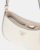 Guess Kadın Ekru Noelle Üstten Fermuarlı Omuz Çantası