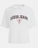 Guess jeans Gj Ss Cn Boxy Guess Jeans Tee Kadın Beyaz T-Shirt W4YI06K8HM0-G011
