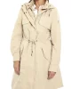 Guess Natasha Parka Detachable Vest Kadın Krem Trençkot W4YL24WGAW2-G1L7