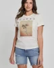 Guess Ss Cn Pıctured Strass Tee Kadın Beyaz T-Shirt W4BI13KCJI0-F0D9