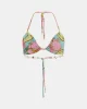 Guess Kadın Çok Renkli Üçgen Bikini Üst (Çıkarılabilir Ped)