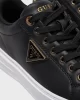 Guess Kadın Siyah Denesa Deri Logolu Kalın Taban Sneaker