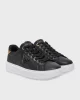 Guess Kadın Siyah Denesa Deri Logolu Kalın Taban Sneaker