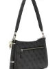 Guess Eco Erıca Top Zıp Shoulder Bag Kadın Antrasit Omuz Çantası HWESG951018-CLO