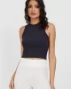 Guess Edıe Tank Top Kadın Antrasit Crop V3GP19K8RT2-G7FQ