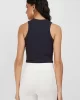Guess Edıe Tank Top Kadın Antrasit Crop V3GP19K8RT2-G7FQ