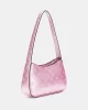 Guess Kadın Pembe Arnela Üstten Fermuarlı Omuz Çantası