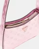Guess Kadın Pembe Arnela Üstten Fermuarlı Omuz Çantası