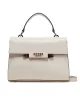 Guess Eco Aldıth Top Handle Flap Kadın Ekru El Çantası HWEVG964120-BON