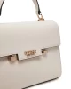 Guess Eco Aldıth Top Handle Flap Kadın Ekru El Çantası HWEVG964120-BON