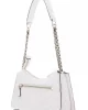 Guess Gıully Top Zıp Shoulder Bag Kadın Beyaz Omuz Çantası HWQG8748130-OFF