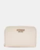 Guess Laurel Slg Medıum Zıp Around Kadın Ekru Cüzdan SWVC8500140-BON