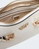 Guess Kadın Ekru Lorelei Üstten Fermuarlı Omuz Çantası