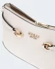 Guess Kadın Ekru Lorelei Üstten Fermuarlı Omuz Çantası