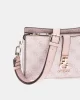 Guess Kadın Pembe Zamira Üstten Fermuarlı Omuz Çantası