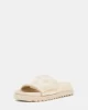 Guess Kadın Fabio 4G ve Peony Logolu Krem Terlik