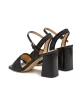 Guess Ganıka Kadın Siyah Sandalet FLJGNKFAB03-BLACK