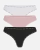 Guess 3 Pack Basıc Thong Kadın Çok Renkli İç Çamaşırı O5RG13K6YW1-F68S