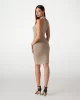 Guess Es Sl Carmela Dress Kadın Bej Elbise W5GK0IKCTC2-G8W4