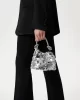 Guess Holıday Shıne Top Handle Pouch Kadın Gri Omuz Çantası HWEY9538750-SIL