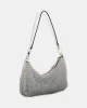 Guess Zalına Mını Top Zıp Shldr Bag Kadın Gri Omuz Çantası HWOY9350720-SIL