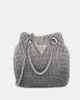 Guess Zalına Pouch Kadın Gri Omuz Çantası HWOY9350750-SIL