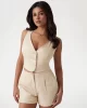 Guess Camılle Perfect Vest Kadın Bej Yelek W5GH71WH5F0-F14Z