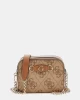 Guess Izzy Camera Bag Kadın Kahverengi Çapraz Çanta HWOS8654140-LTL