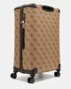 Guess Berta 28 In 8-Wheeler Kadın Kahverengi Valiz TWOB8688988-LGW