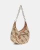 Guess Cırce Hobo Shoulder Bag Kadın Kahverengi Omuz Çantası HWJO9642010-LTL