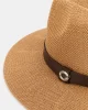 Guess Kadın   Kahverengi  Fedora Logo Yazılı Şapka