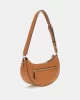 Guess Nastra Top Zıp Shoulder Bag Kadın Kahverengi Omuz Çantası HWBG9637170-CAR