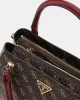 Guess Kadın Kahverengi Noelle Luxury Satchel Çanta