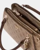 Guess Noelle Luxury Satchel Kadın Kahverengi El Çantası HWBG7879070-LGW