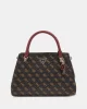 Guess Kadın Kahverengi Noelle Luxury Satchel Çanta