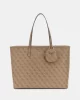 Guess Kadın Kahverengi Power Play Büyük Teknolojik Tote Çant