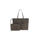 Guess Power Play Large Tech Tote Kadın Kahverengi El Çantası HWQG9006240-BNL