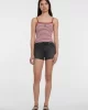Guess jeans Gj Emb Star Tank Top Strıped Kadın Kırmızı Atlet W5GP35KCIE1-S51S