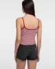 Guess jeans Gj Emb Star Tank Top Strıped Kadın Kırmızı Atlet W5GP35KCIE1-S51S