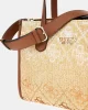 Guess Kadın Kahverengi Silvana İki Bölmeli Tote Çanta